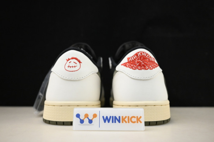 travis scott x air jordan 1 low og olive dz4137-106